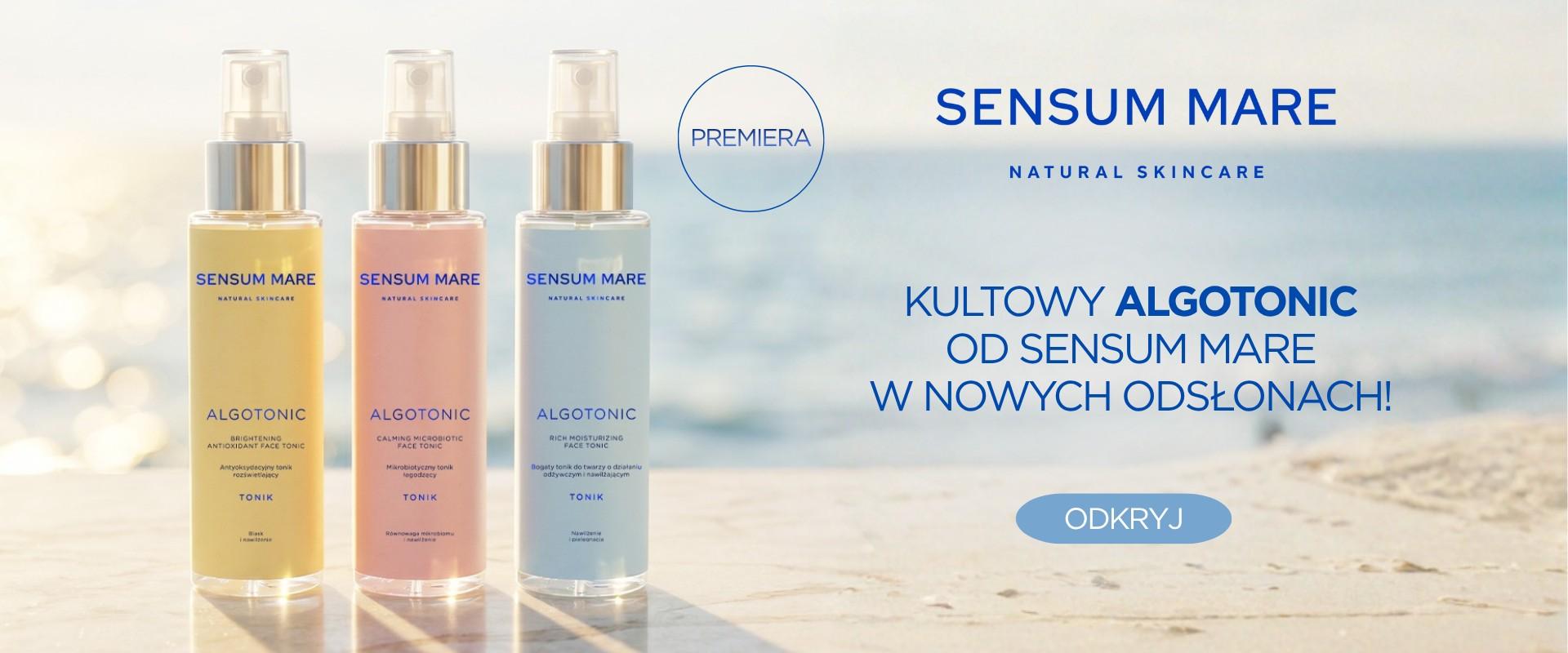 SENSUM MARE rozwija linię ALGOTONIC. Dwa nowe toniki odpowiadają na potrzeby wsp&oacute;łczesnej sk&oacute;ry